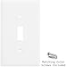 ENERLITES Toggle Light Switch Wall Plate, Jumbo Switch Cover, Oversized 1-Gang 5.5