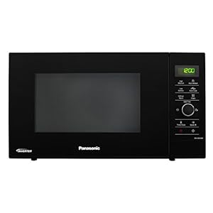 Panasonic NN-SD25HBBPQ Inverter Microwave Oven with Turntable & Dial, 1000 W, 23 Litres, quick 30sec Setting, x10 “One…