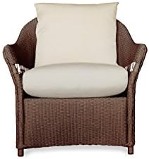 Lloyd Flanders 72202-070-775 Freeport Collection Lounge Chair in Chocolate Loom Finish, Royce Dove