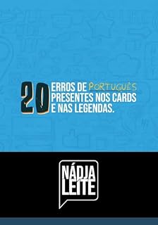 Livro 20 erros de português presentes em cards e legendas
