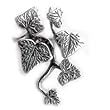 Sterling Silver Ivy Vines and Leaves Ring