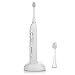 BROADCARE Electric Toothbrush Waterproof Power Rechargeable Sonic Toothbrush with 3 Brushing Modes and Replacement Head ( White )