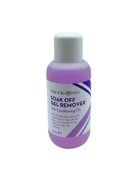 Cuccio Soak Off Gel Remover with Conditioning Oils 125ml, Purple