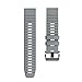 ANCOOL Compatible with Fenix 6X Bands 26MM Easy-fit Soft Silicone Watch Band Replacement for Fenix 6X/Fenix 6X Pro/Fenix 5X/Fenix 5X Plus Smartwatches, Grey