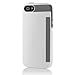 Incipio Stowaway Wallet Credit Card Hard Protective Case for iPhone 5 5S SE Cover-White/Gray