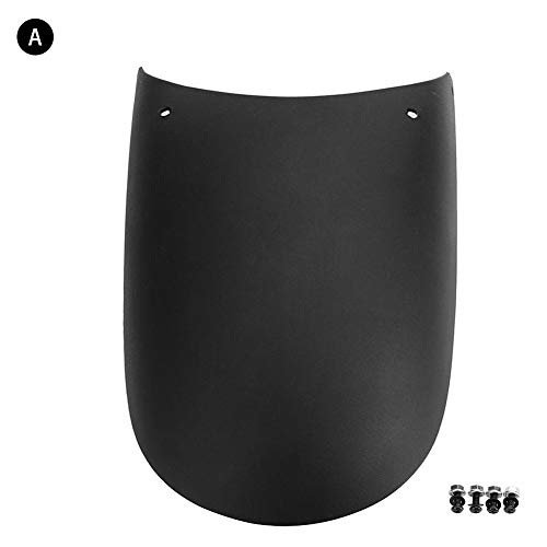 Aneil Universal Motorcycle Modification Long Front Wheel Fender,Black Plastic Mud Guard Mud Flap Splash Guard