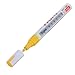 Permanent Car Tyre Tire Metal Paint Pen Marker (Yellow)
