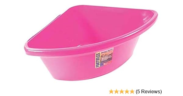 Amazon Com Fortiflex Corner Feeder For Dogs And Horses 6 Gallon