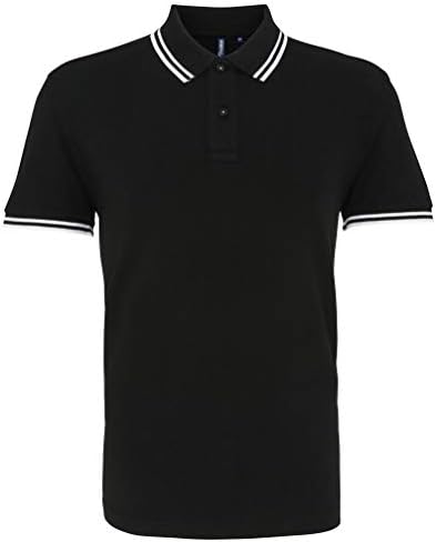 Amazon.com: Asquith & Fox Mens Classic Fit Tipped Polo Shirt (L