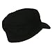 Big Size Fitted Cotton Ripstop Military Army Cap - Black (For Big Head)