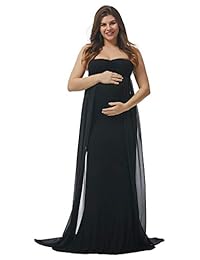 Gaty aty - Vestido de maternidad para mujer con hombros descubiertos