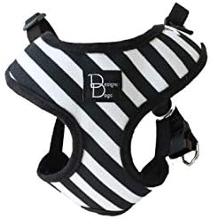 Designer Dogs Custom Adjustable Mesh Harness + Leash | Best Vest Harness for Small/Medium Breed Dogs