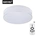 ELECWISH 12 Inch Flush Mount LED Ceiling Light with Wireless Remote Control, 24W(150W Equivalent),1920lm,2700-6500K,Daylight White