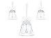Swarovski Christmas Bell Ornament Set, Annual Edition 2017 5268013