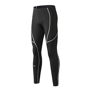 INBIKE Leggings Thermische panty’s voor heren Lange compressiebroeken Leggings voor heren Sport voor hardlopen Fitness…