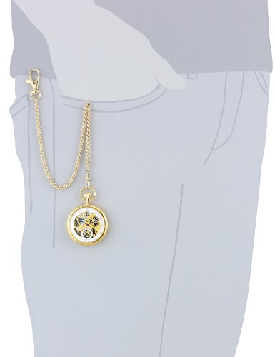 Charles-Hubert, Paris Gold-Plated Open Face Mechanical Pocket Watch