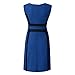 Women Round Neck Pencil Dress,Ladies Sleeveless Fitted Waist Elegant Wear to Work Business Dressesthumb 4