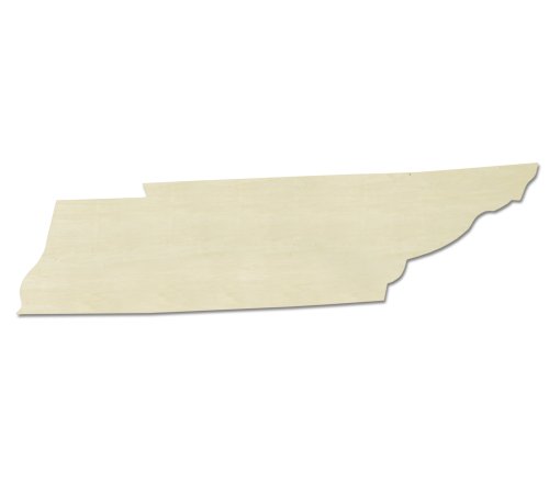 UNFINISHEDWOODCO Unfinished State Wood Cutouts, 