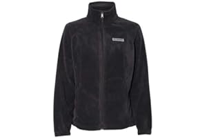 Columbia Women's Benton Springs Full Zip Jacket, Soft Fleece with Classic Fit, Black, LG