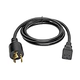 Toptekits Heavy-Duty Power Cord NEMA L6-20P to C19