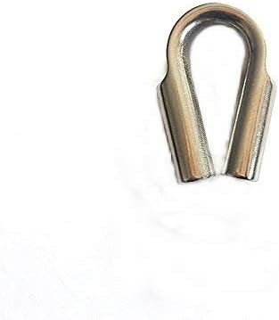 Jingyi Marine Stainless Steel Heavy Duty Wire Rope Tube Thimble 3/8"