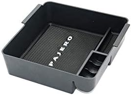 Cosilee Car Armrest Center Console Glove Storage Box Tray Organizer for Mitsubishi Pajero Sport 2008-2018