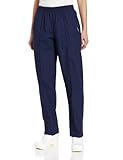 Landau Women's Petite Classic Tapered Scrub Leg Pant, Navy, 3X