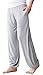 AvaCostume Men’s Lightweight Loose Yoga Pants Elastic Waist Modal Yoga Harem Pants LightgrayP Mthumb 2