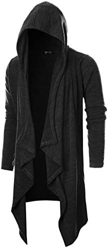 longline long sleeve open front hoodie