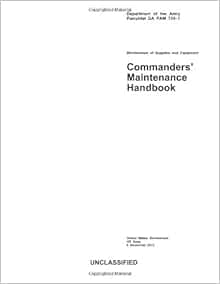 maintenance commanders pamphlet department equipment isbn army handbook pam supplies da november