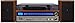 Crosley 1975T Turntable System with Bluetooth, CD, AM/FM and Included Speakers, Walnutthumb 2