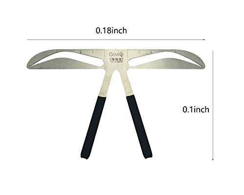 Eyebrow Stencil Ruler for Europeans and Americans Eyebrows Enhancer Permanent Eyebrow Tattoo Tools Balance Ruler Shaping Template