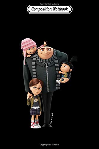 Composition Notebook Despicable Me Gru Agnes Margo Edith Despicable Me Illumination Entertainment Minions Journal Notebook Blank Lined Ruled 6x9 100 Pages Book Danny Dietz Amazon Com Books