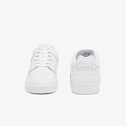 Lacoste Mens Court Cage Sneaker, WHT/WHT, 10