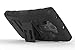 LG G Flex 2 Case, MoKo Shock Absorbing Hard Cover Ultra Protective Heavy Duty Case with Holster Belt Clip + Built-in Kickstand for LG G Flex 2 5.5 Inch (2015) - Black