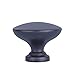 Amazon Basics Round Flat Cabinet Knob, 1.24-inch Diameter, Oil Rubbed Bronze, 10-Pack