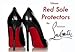 Vibram Red Rubber Soles Replacement, 1mm Thin (1 Pair)