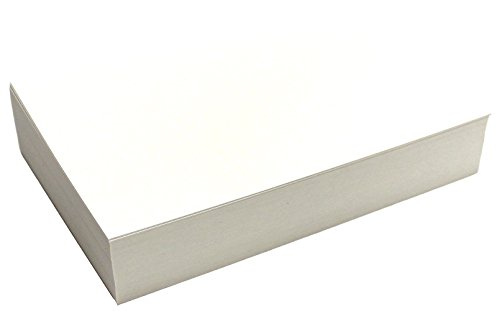 Debra Dale Designs - Blank Unruled 5 x 8 Index Cards - White - 100 Cards - 1 Package of 100 - Super Thick Extra Heavy 200# Index Tag Card Stock - 326 GSM - Thumbnail 6