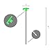 Heavy Duty Steel Tent Stakes-10 Pack-Bonus 4x10ft Ropes