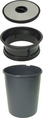 Worktop Mounted waste bin, 13 litres