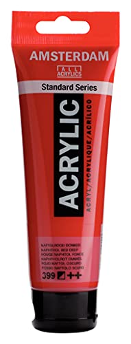 Acrylic Amsterdam Rojo Naftol Dark 120 ml