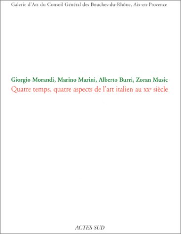 Giorgio Morandi, Marino Marini, Alberto Burri, Zoran Music