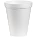 Dart DRC10J10 Styrofoam Insulated Foam Cups, 10 oz (Pack of 25) primary