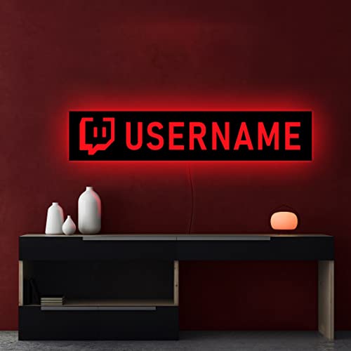 Custom Gamer Tag Neon Sign, Gamer Tag For Twitch, Gamer Tag Led, Gamer
