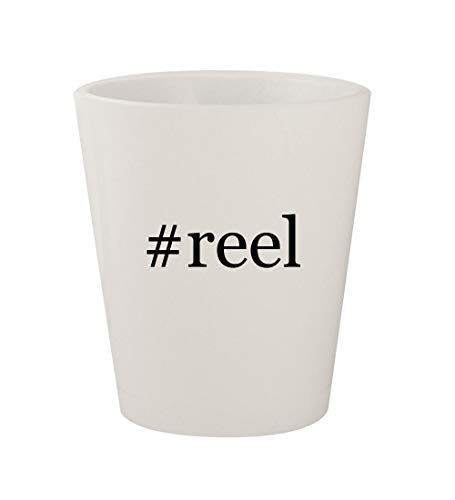 #reel - Ceramic White Hashtag 1.5oz Shot Glass