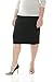 Esteez Plus Size Skirt for Women Cotton Spandex Basic Knee Skirt Black 3X