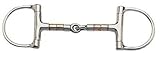 Korsteel Copper & Steel Roller Snaffle Bit 5in