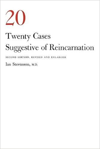 Amazon Com Twenty Cases Suggestive Of Reincarnation Second Edition Revised And Enlarged Stevenson Ian Books