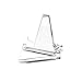 OnFireGuy Set of 12 Mini Acrylic Easel Stands, 2.25 inch High