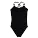 Arshiner Kids Girl's Dance Slim Solid Camisole Leotard